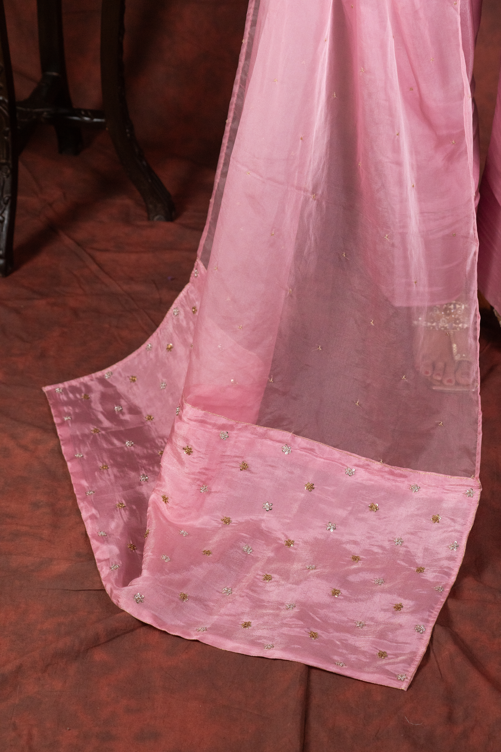 light pink kurta set
