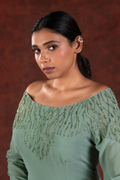 ocean green kurta set