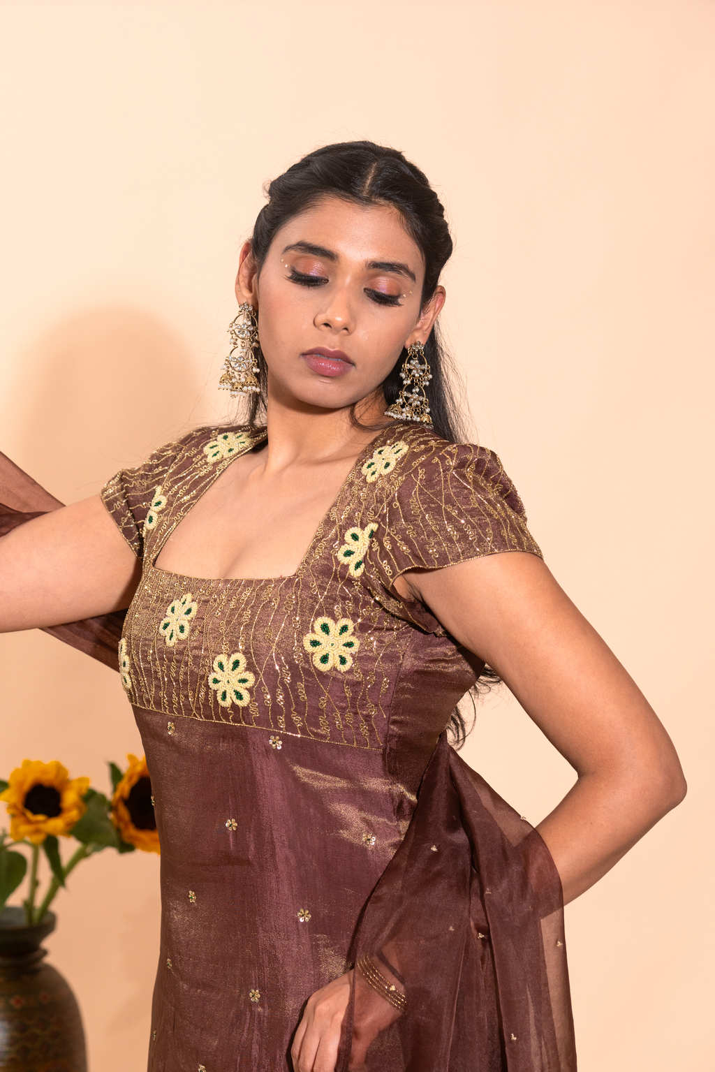 brown